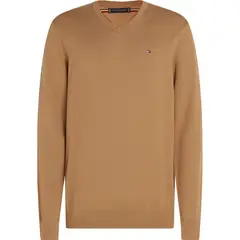 TOMMY HILFIGER - SWEATER ESSENTIAL COTTON V NECK