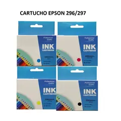 GENERICO - Tinta Compatible Epson 296 magenta , negro ,cian y yellow