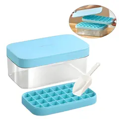 ELMEJORPRECIO - Hielera Con Táper Y Pala Para Almacenar Celeste