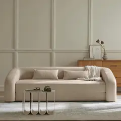 GENERICO - Sofá Cama 3 Cuerpos Foldz Tejido - Beige