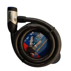 GENERICO - CADENA DE SEGURIDAD PARA MOTOS Y BICICLETAS 15m 15mm