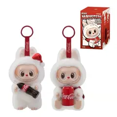 KAWAI - Muñeco Dupe Labubu Sorpresa Serie Coca Cola