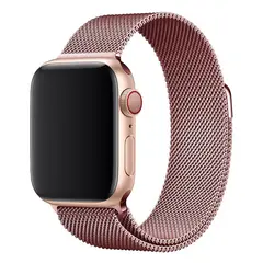 JET - Correa Acero Milanese Loop Para Apple Watch Rosa 44mm