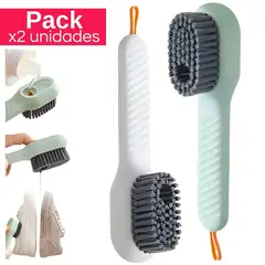 MINARI - Pack x2 Cepillo de Limpieza para Zapatos 462D - Color Aleatorio