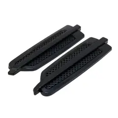 GENERICO - ADORNO LATERAL TOMA DE AIRE NEGRO 2 PCS 21*6.5 CM