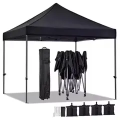 GENERICO - Toldo Plegable 3x3M Moderno Resistente Protección Solar para Eventos Ferias