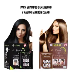 ROHS - Pack Color Intenso Dexe & Raburi Negro y Marrón Claro