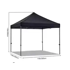 GENERICO - Toldo Plegable 3x3M Moderno Resistente Protección Solar para Eventos Ferias