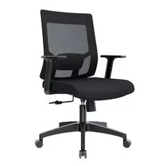 OFIDEAS - Silla Giratoria Radius Gerente Malla Negro