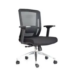 OFIDEAS - Silla De Oficina Giratoria Ergonómica Delphi II Aluminio