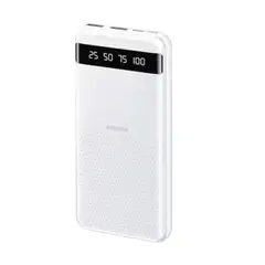 REMAX - CARGADOR PORTÁTIL ultra Slim 20000mAh  2.4A MODELO RPP-11 BLANCO