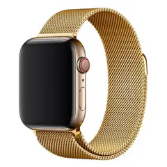 JET - Correa de Acero Milanese Loop Para Apple Watch Dorado 42 44