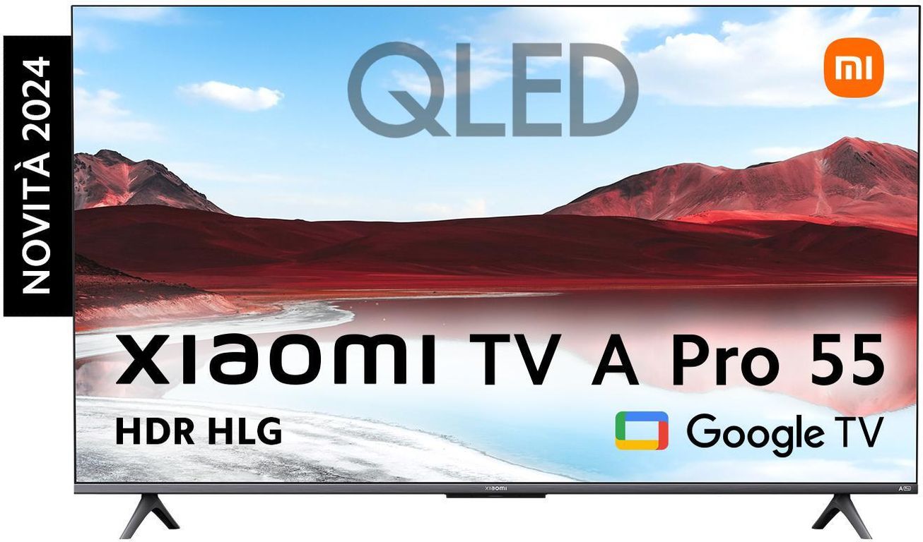 Televisor QLED 55" UHD 4K GOOGLE TV Smart TV A PRO 2025