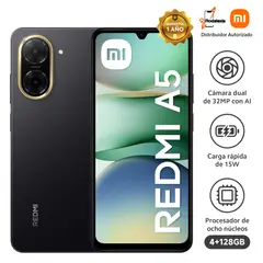 XIAOMI - CELULAR REDMI A5 4GB RAM 128GBROM COLOR NEGRO MEDIANOCHE