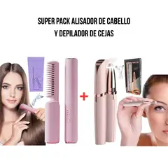 ROHS - Pack Total Peine Alisador + Masajeador Facial para un Look Perfecto
