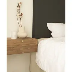 VENTITAS HOME - Cabecera Queen de Cuero Color Negro Eleonor