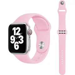 JET - Correa Sport de silicona para Apple Watch Rosa 42 44 mm