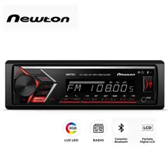 NEWTON - Autoradio MWT 501 Avanty LED de 7 Colores Extraíble FM SD BT