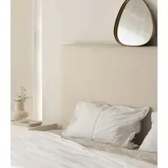 VENTITAS HOME - Cabecera Queen de Cuero Color Beige Eleonor