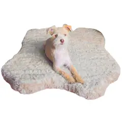 GENERICO - CAMA ALFOMBRA para Mascotas de Verano e Invierno Cenizo