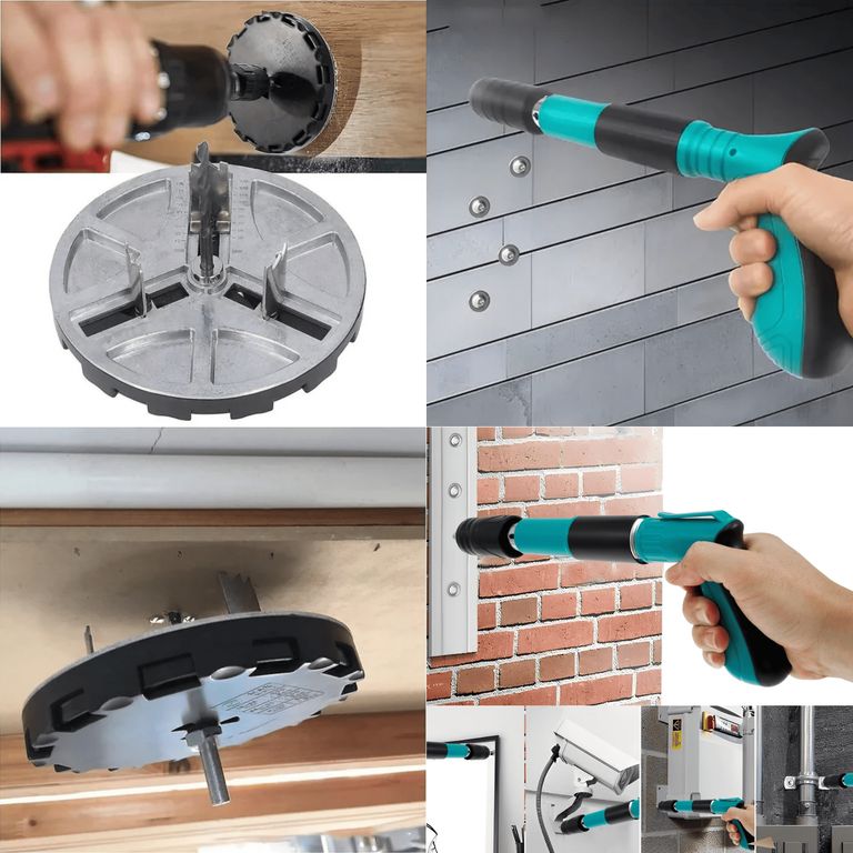 Pack Potente Pistola Fulminante y Adaptador de Amoladora