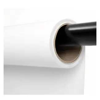 GENERICO - Fondo de papel cartulina fotográfico BLANCO 2.7 ×10 metros