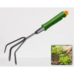 SM - MINI RASTRILLO DE JARDINERIA 34CM