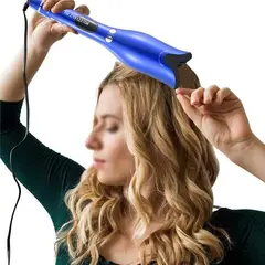GENERICO - Rizador de Cabello Automatico con Pantalla Led Azul