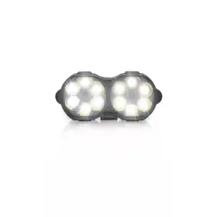 GENERICO - Faro 12 Led Redondo Doble Mini Moto