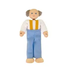 VOILA - Personaje Abuelo Occidental con pantalón celeste