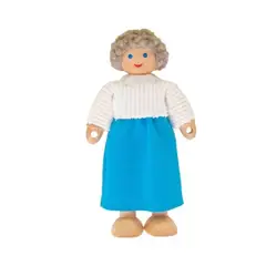 VOILA - Personaje Abuela Occidental con falda turquesa
