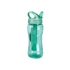 COOL GEAR - BOTELLA 18OZ CONTOUR FLIP N FLOW TRITAN BARRA REF VERDE
