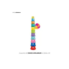 GENERICO - Juguete Vasos Apilable En Maya 10pzs