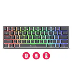 CYBERTEL - Teclado Gamer Mecánico Inalámbrico RGB Commander 3 - CBX K1013-3M