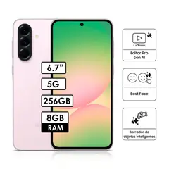 SAMSUNG - Celular Galaxy A36 5G 8GB RAM 256GB Rosado