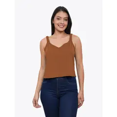 GENERICO - POLO EN TIRAS EN V AZAYU