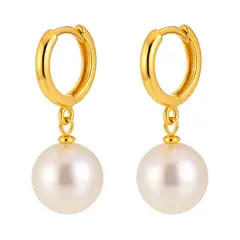 GENERICO - Aretes Colgante perlas Mujer Moda chuncky