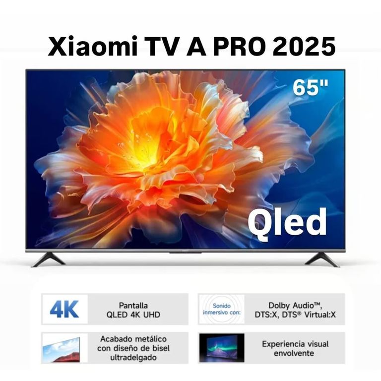 Televisor 65” QLED 4K UHD Smart TV A Pro 2025