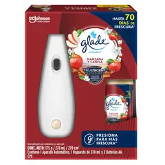 GLADE - Aromatizador Automático Manzana Canela 270ml