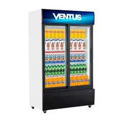 VENTUS - Visicooler de 2 Puertas Corredizas de 1000 Litros VC-1000LS -
