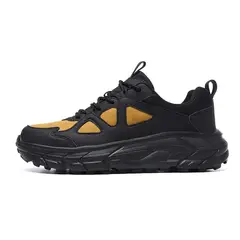 SHANDIAN - Zapatillas de Trekking para hombres Negro