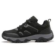SHANDIAN - Zapatillas de Trekking para hombres Negro