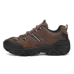 SHANDIAN - Zapatillas de Trekking para hombres Negro