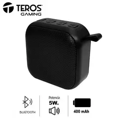 TEROS - Parlante Bluetooth TE-6032N 5W Radio FM USB Micro SD Negro