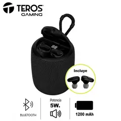 TEROS - ParlanteAudífono Bluetooth TE-6033N 5W 1200mAh FM TWS