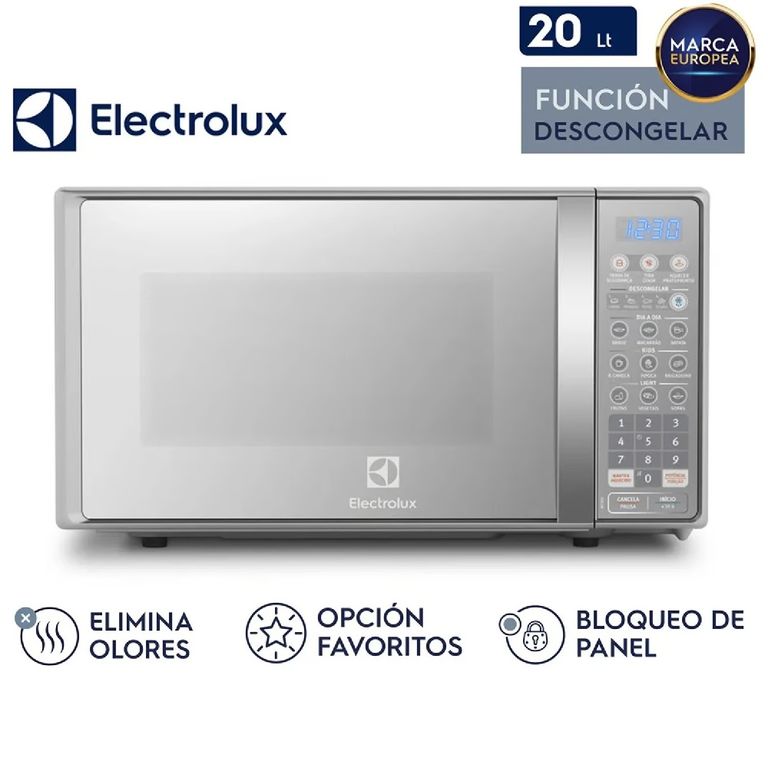 Microondas 20L Electrico EMDO20S2GSRUG Silver