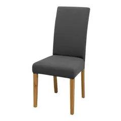 SALA FABULOSA - Funda de silla en lycra color entero 8 piezas - Plomo