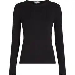 TOMMY HILFIGER - CAMISETA M/L SLIM POINTELLE C-NK LS TH