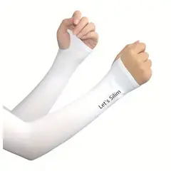 GENERICO - Manga de Brazo Blanco con Protección UV