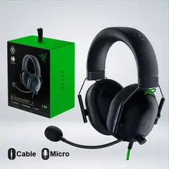 RAZER - AUDIFONO GAMER BLACKSHARK V2 X MULTIPLATAFORMA SONIDO ENVOLVENTE 7.1